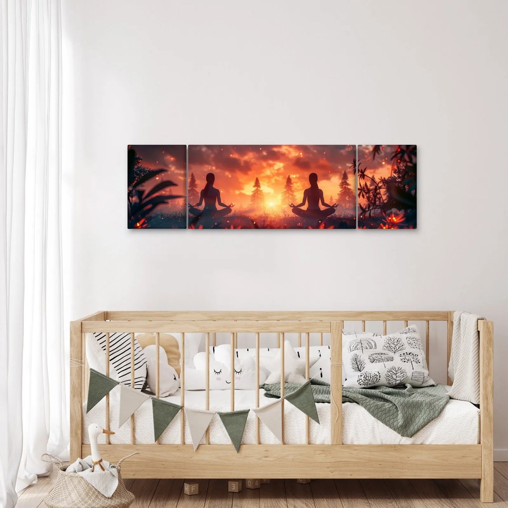 Obraz - Joga w przyrodzie (170x50 cm)