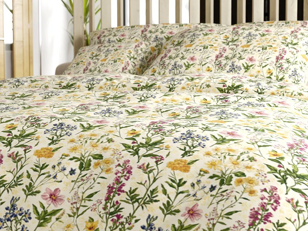 PrzytulneMieszkanie.pl PrzytulneMieszkanie.pl Bawełniana pościel HERBELLE kolorowa Rozmiar pościeli: 70 x 90 cm | 140 x 200 cm