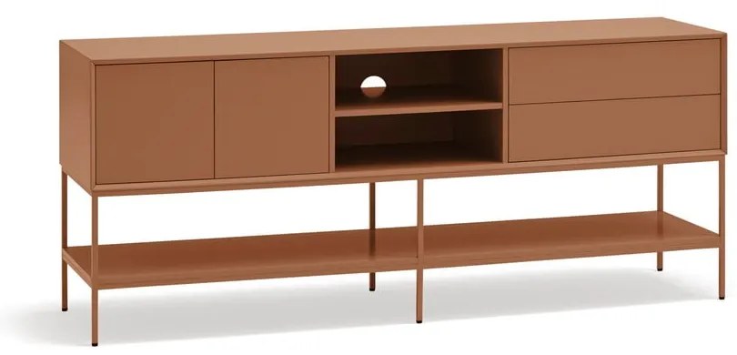 Ceglasta szafka pod TV 175x74x45 cm Platt – Teulat