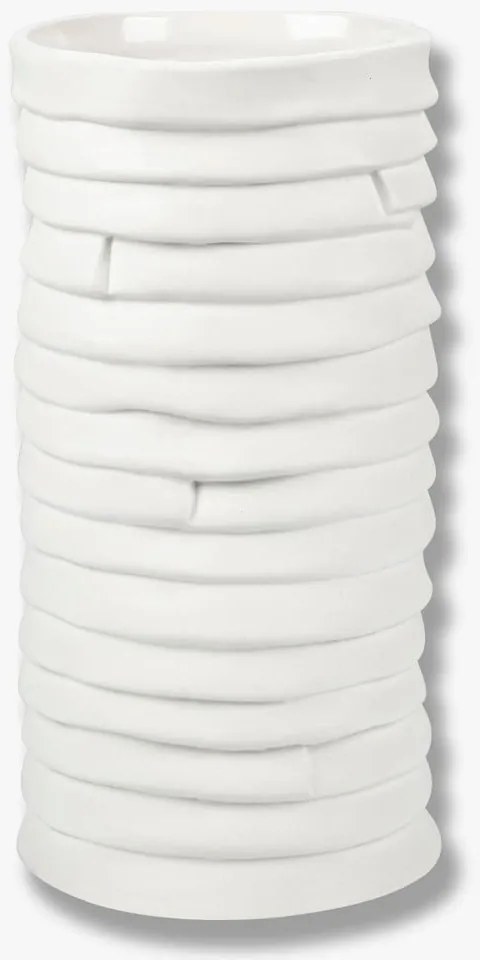 Biały porcelanowy wazon Ribbon – Mette Ditmer Denmark