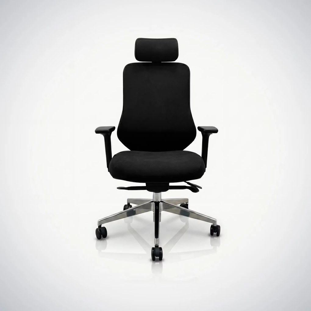 Ergonomiczny fotel biurowy czarny AXIS