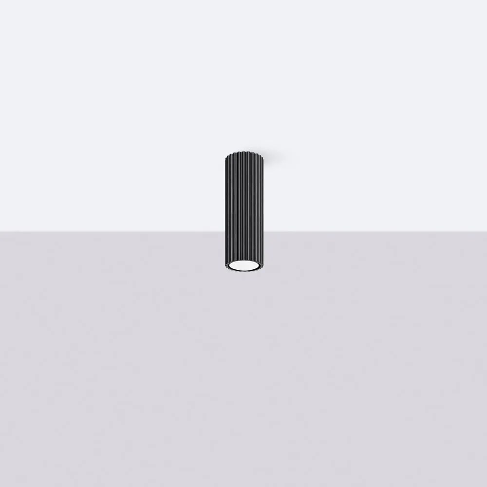 Czarna lampa punktowa Gleam – Sollux