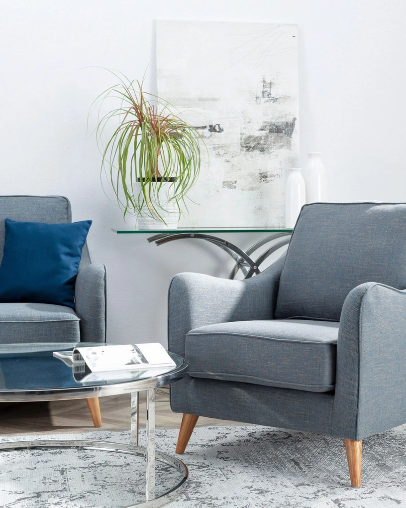 Fotel Venuste denim blue/brown