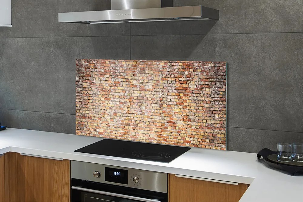 Szklany Panel Cegła i Kamień w Architekturze