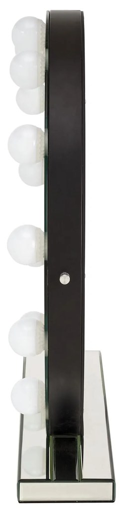TORANO lustro stołowe z oświetleniem LED fi.70cm toaletka nowoczesne do sypialni