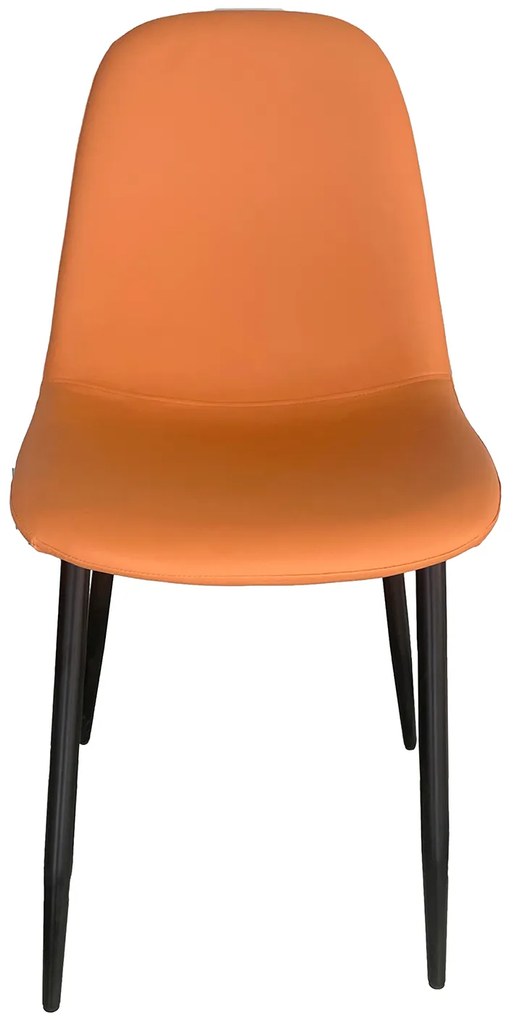 Krzeso ze sztucznej skóry Teok w kolorze czarnym