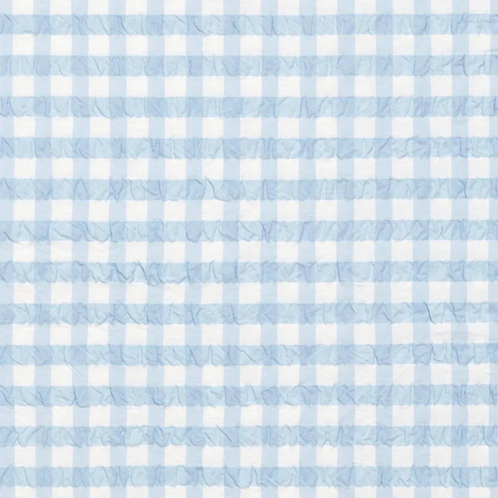 Biało-jasnoniebieska pościel jednoosobowa z kory 140x220 cm Bæk&amp;Bølge – JUNA