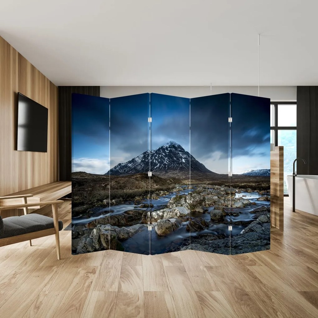 Parawan - Góra i rzeka (210x170 cm)