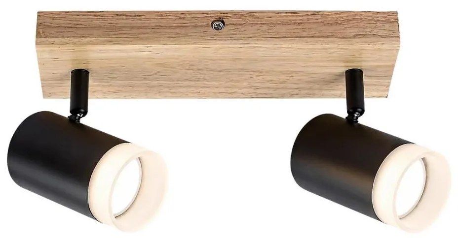 Rabalux 73122 - Lampa sufitowa TORAS 2xGU10/5W/230V dąb