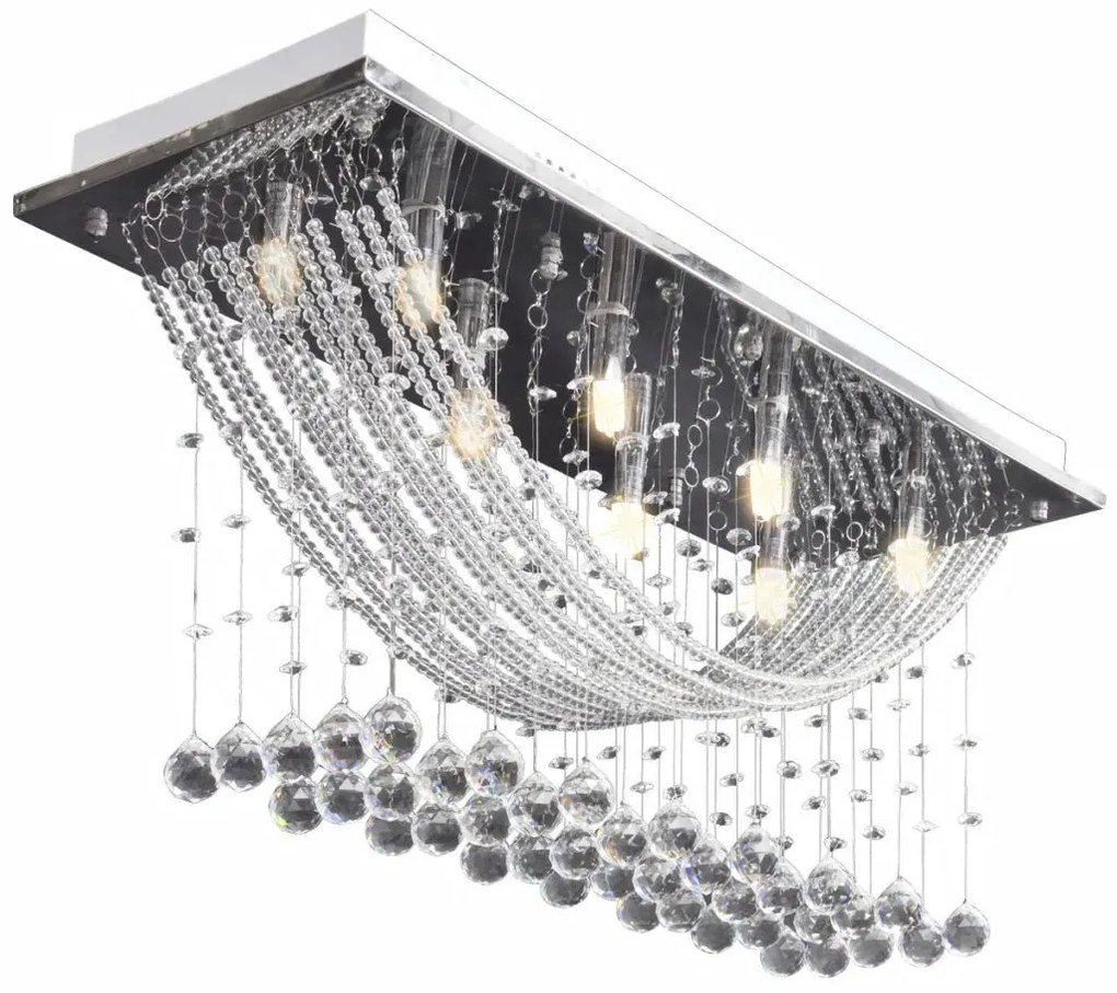Kryształowa lampa sufitowa w stylu glamour - 3X E995 Z9-H60