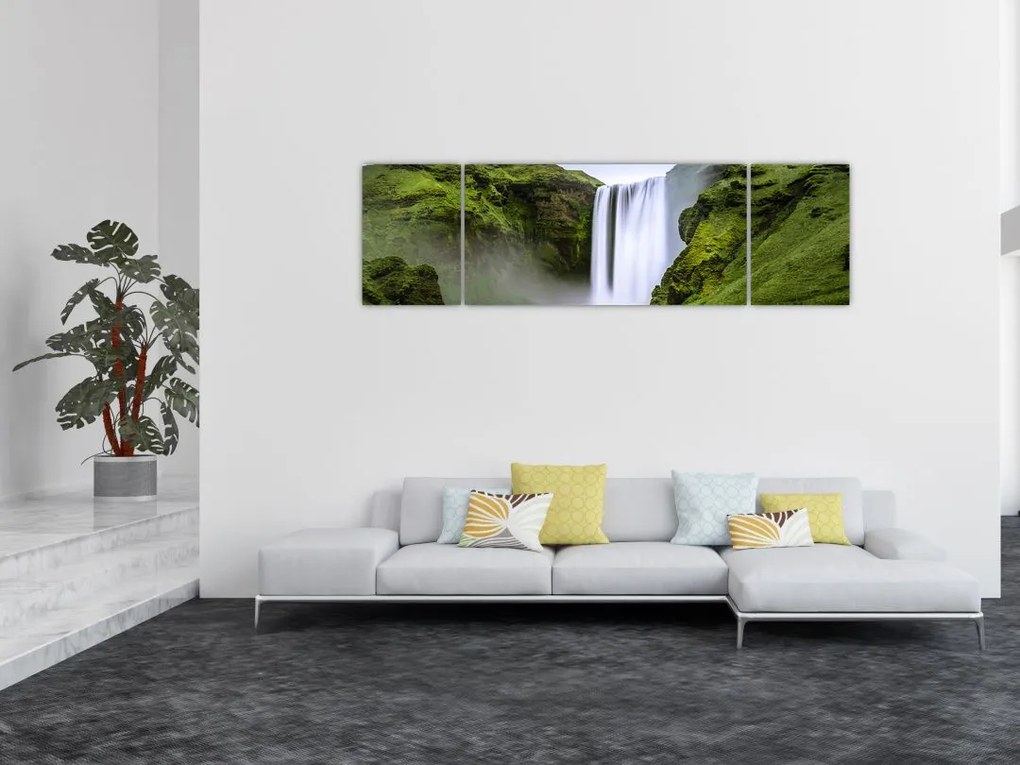 Obraz wodospadów (170x50 cm)