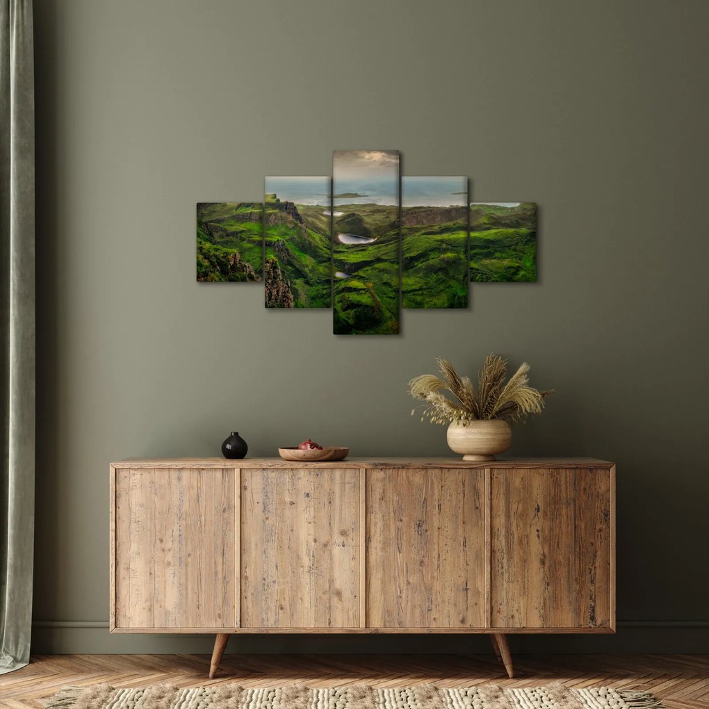 Obraz - Quiraing, Szkocja (125x70 cm)