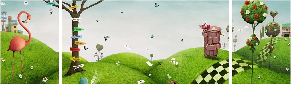 Obraz wspaniałego krajobrazu (170x50 cm)
