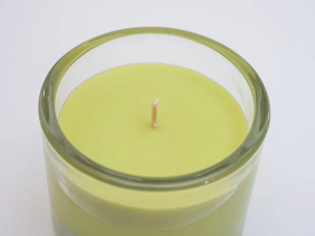 Świeca w szkle MINNESOTA LIGHT GREEN 9 cm jasna zieleń