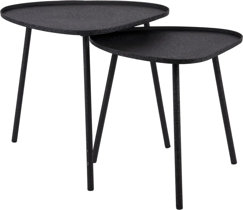 Stolik kawowy metalowy BOAZ, wys. 43 cm