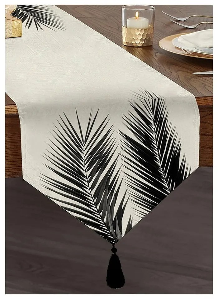 Bieżnik 45x140 cm Black Tree – Minimalist Cushion Covers