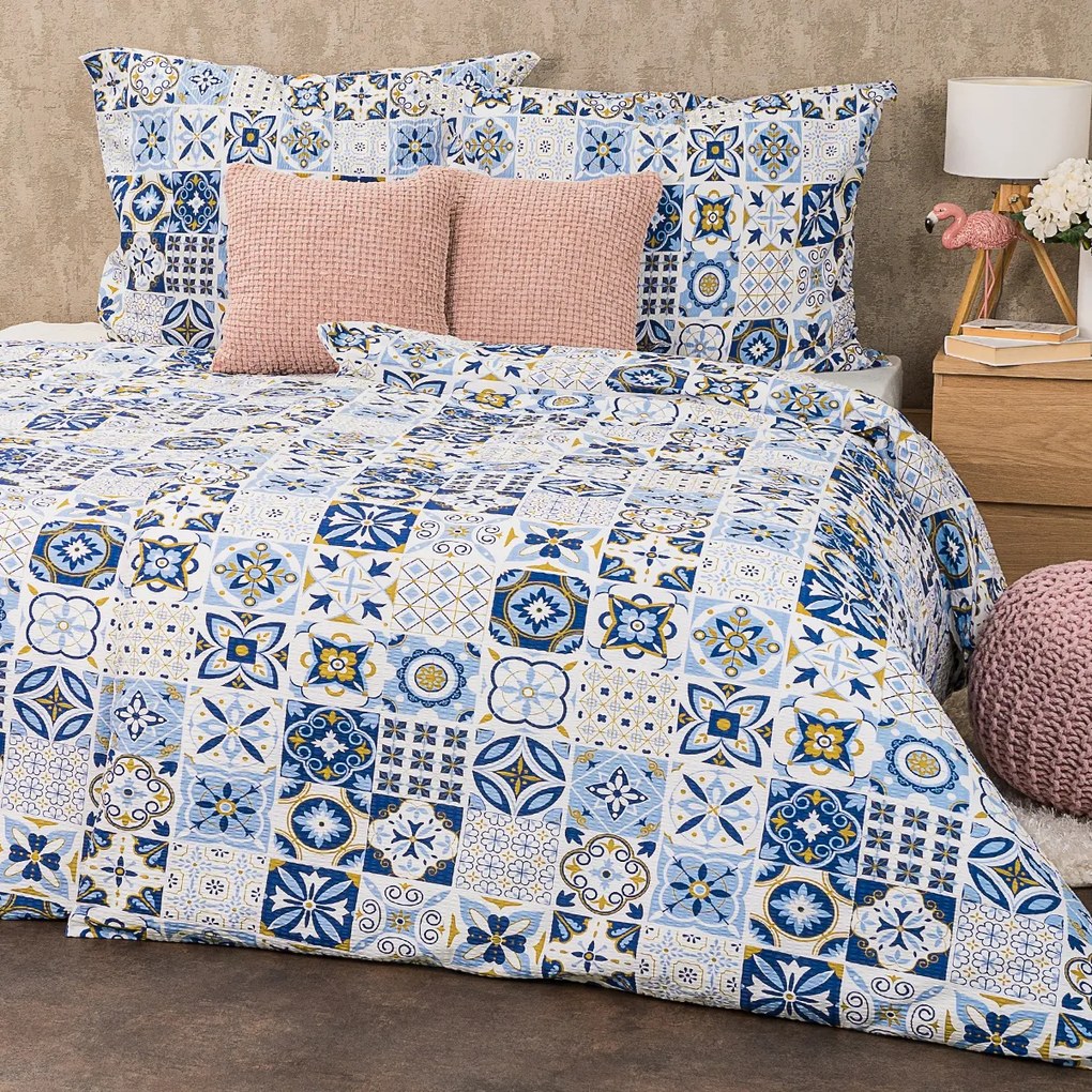 4Home Pościel z kory Azul, 140 x 220 cm, 70 x 90 cm