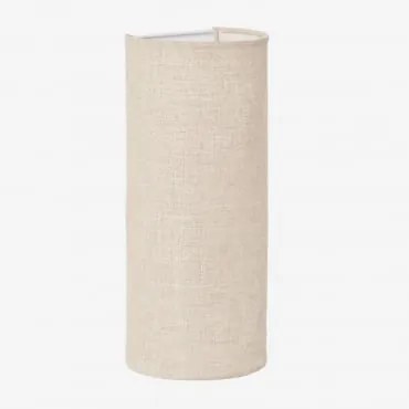 Kinkiet Lniany Kiraz ↔︎ 15 X ↑35 Cm & Pościel Kremowa - Sklum