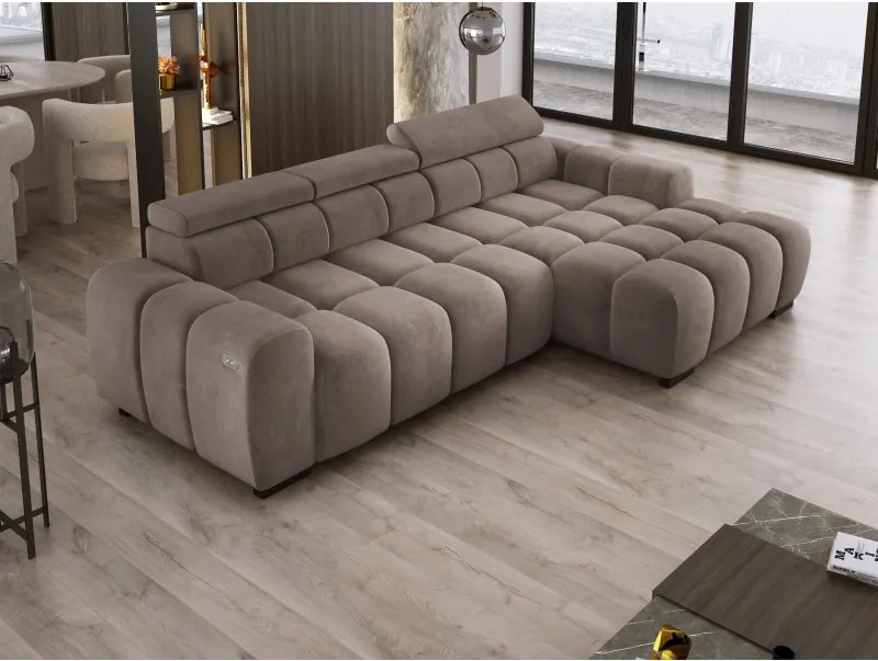 Narożnik OMBO S MINI Prawostronny z Elektryczną Regulacją SALVADOR 03