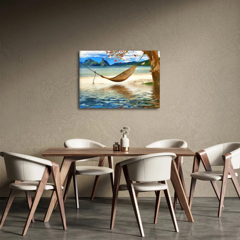 Obraz - Relaks na plaży (70x50 cm)