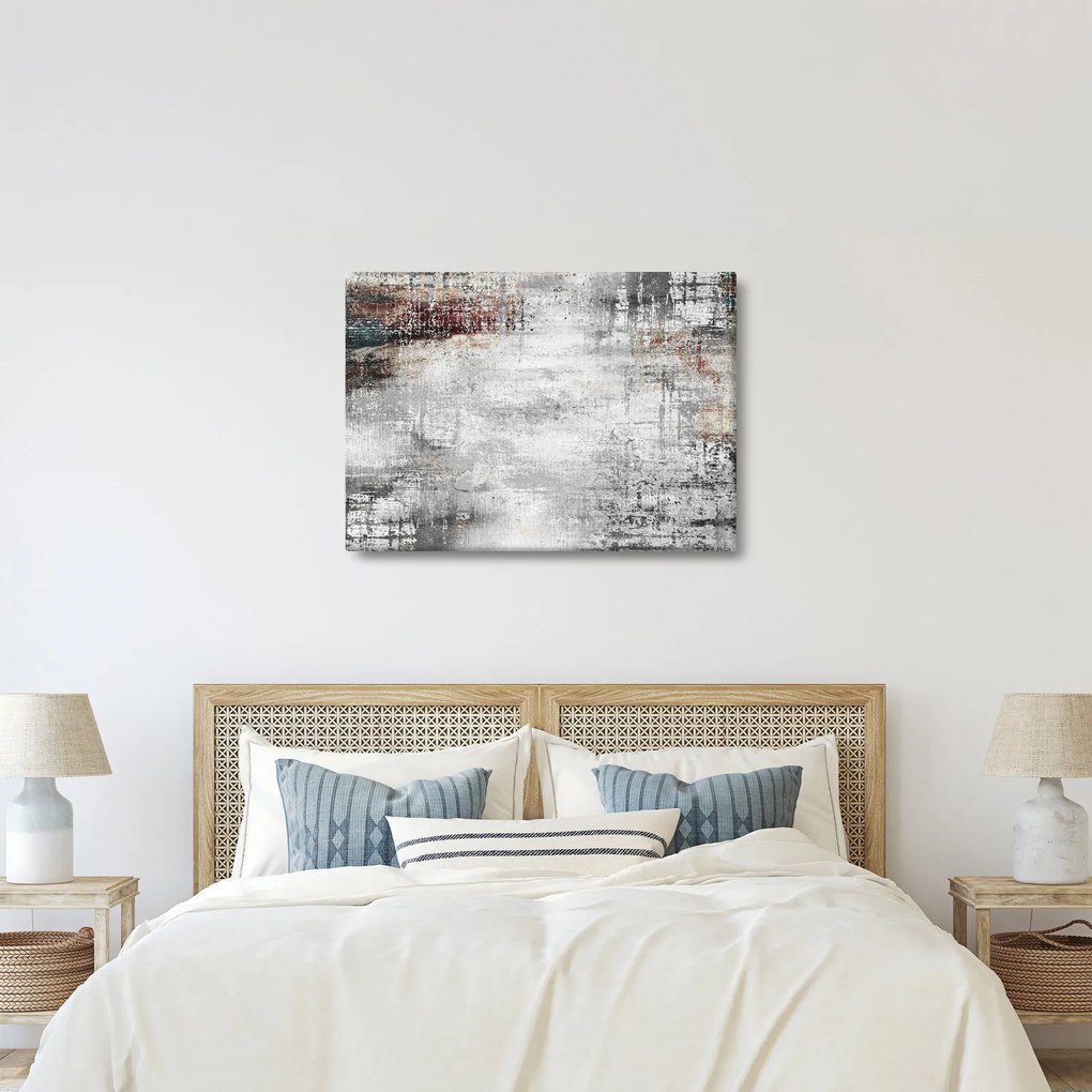 Obraz - Abstrakcyjne teksturowane płótno (70x50 cm)