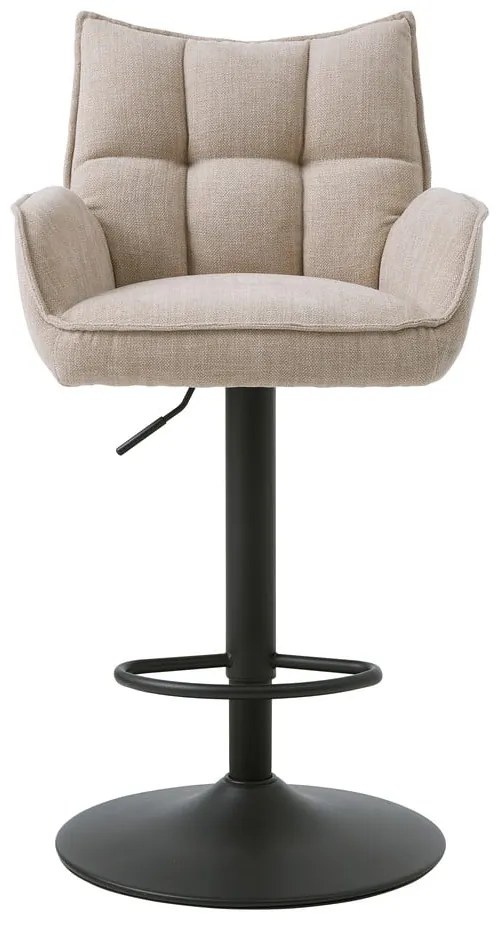 Kremowe hokery z regulowaną wysokością zestaw 2 szt. Marilla – Unique Furniture