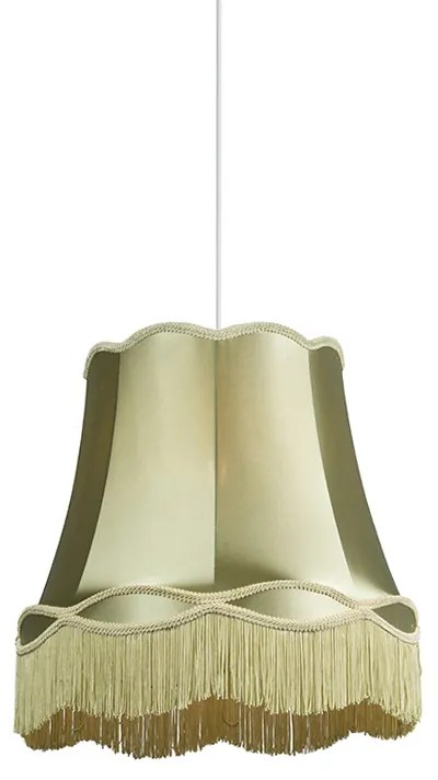 Retro lampa wisząca zielona 45 cm - Granny