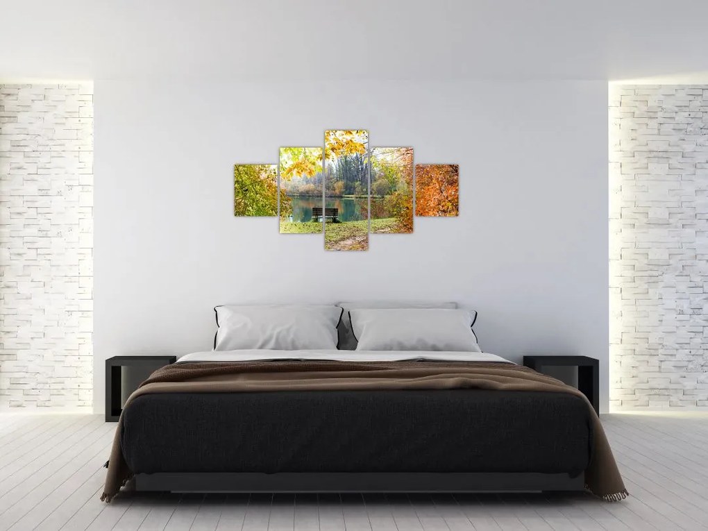 Obraz stawu (125x70 cm)