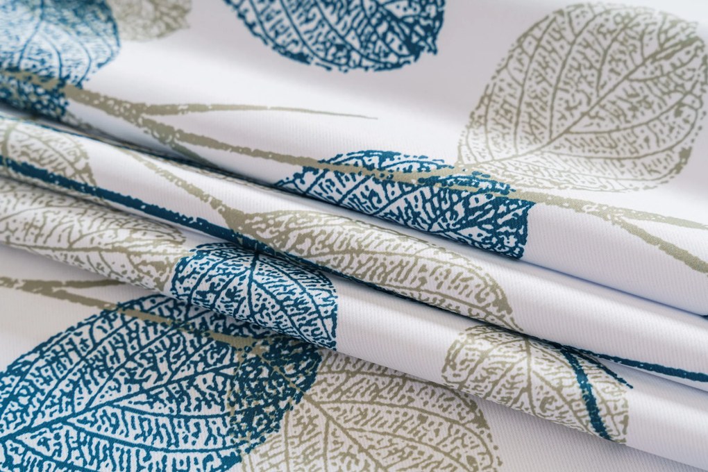 Designerska zasłona VIENTE 140x270 cm, wzorzysta Zawieszanie: Taśma z wiązaniami