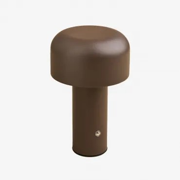 Bezprzewodowa Lampa Stołowa Led Do Użytku Zewnętrznego Z Żelaza Loentia Chocolate - Sklum