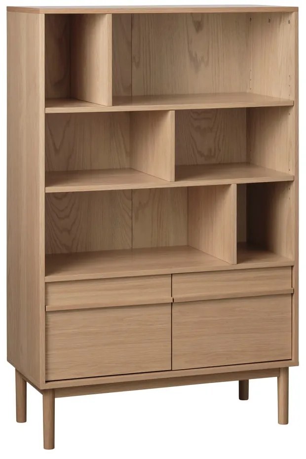 Regał w dekorze dębu 140x90 cm Ponza – Unique Furniture