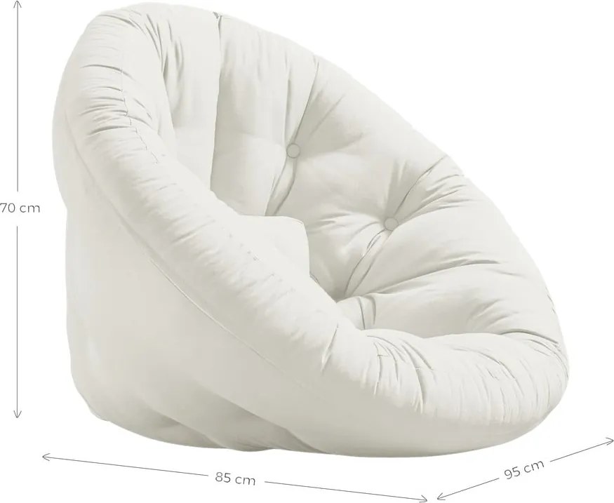 Pomarańczowy fotel Nido – Karup Design