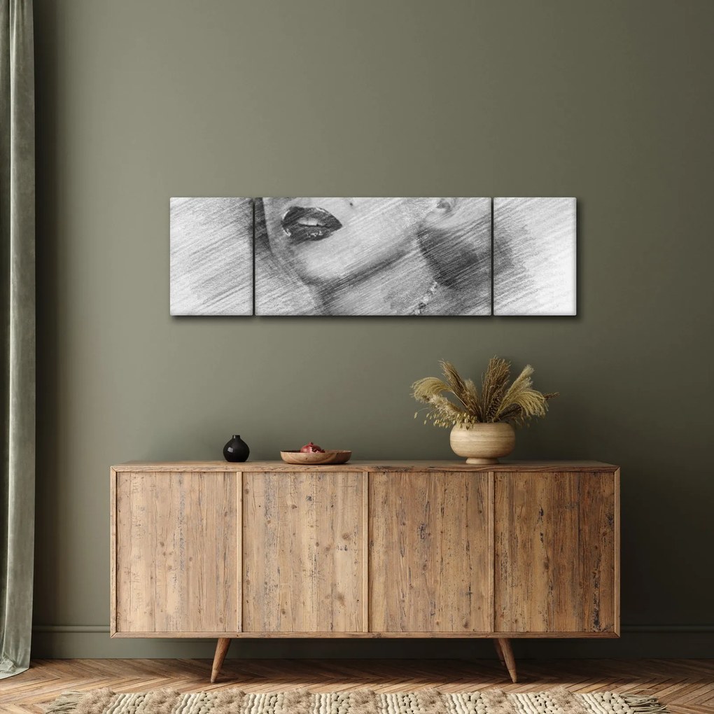 Obraz - Portret Marilyn Monroe (170x50 cm)