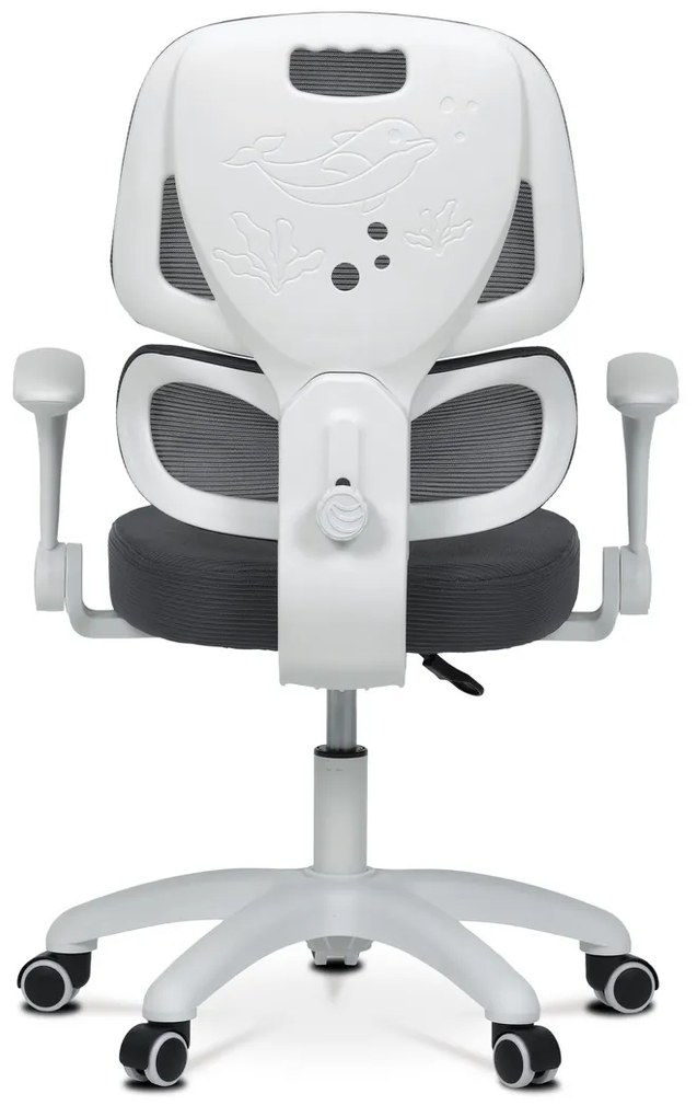 Autronic KA-K1063 GREY Krzesło biurowe, szare