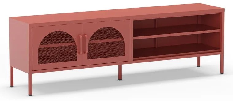 Ceglasta szafka pod TV 160x50 cm Diora – Marckeric