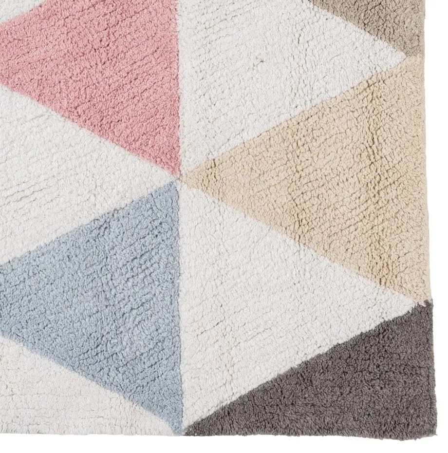 Bawełniany chodnik odpowiedni do prania 90x175 cm Geometric – Ixia