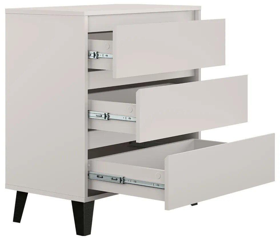 Komoda BOGAN 3S70, kremowa