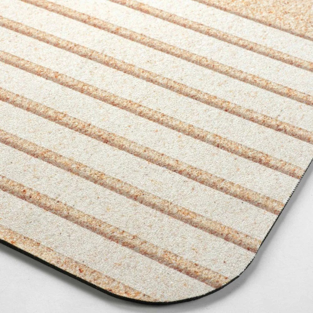 Jasnobrązowy dywanik łazienkowy 50x80 cm Adriel – douceur d'intérieur