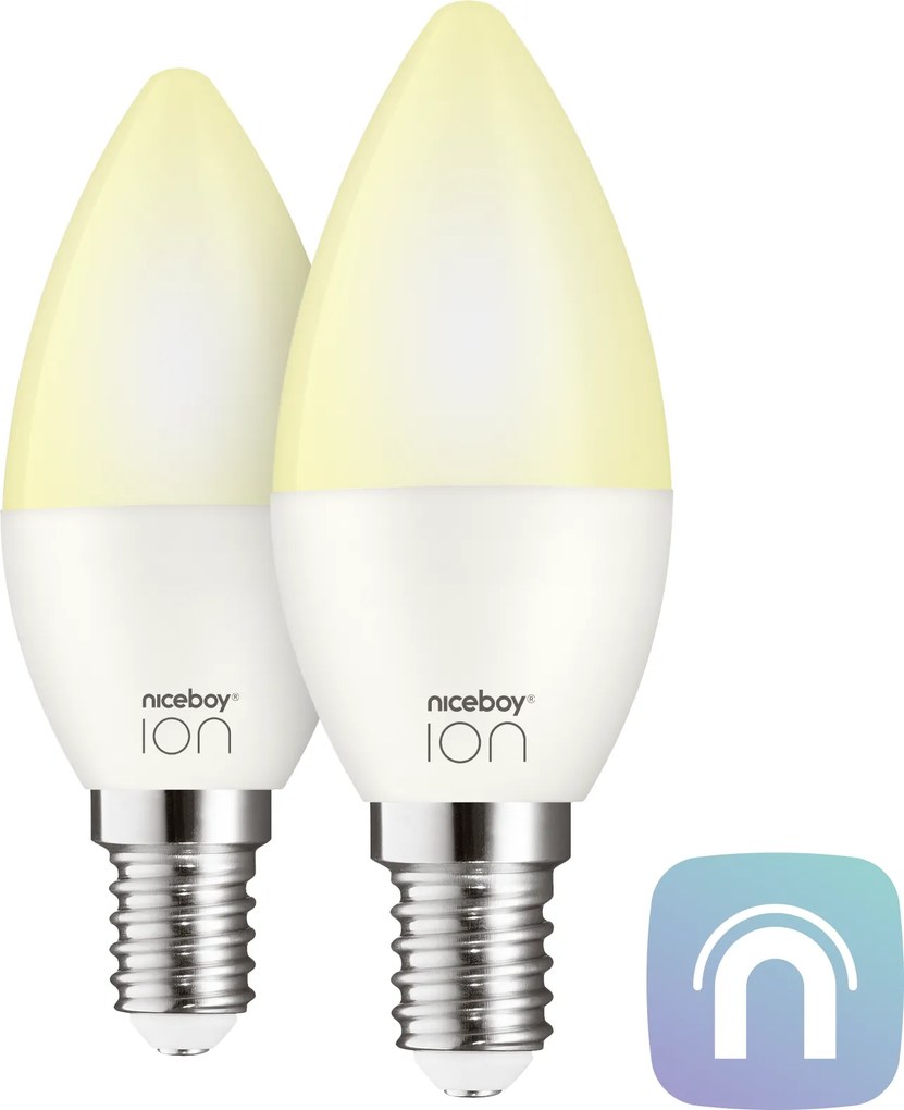 Żarówki Niceboy ION SmartBulb AMBIENT 5,5 W, E14, 2 szt.