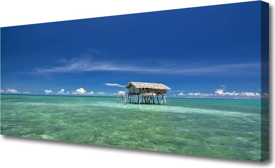 Obraz na płótnie Morski Horyzont o Poranku