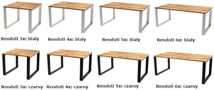 Czarny loftowy stolik kawowy S4-D73