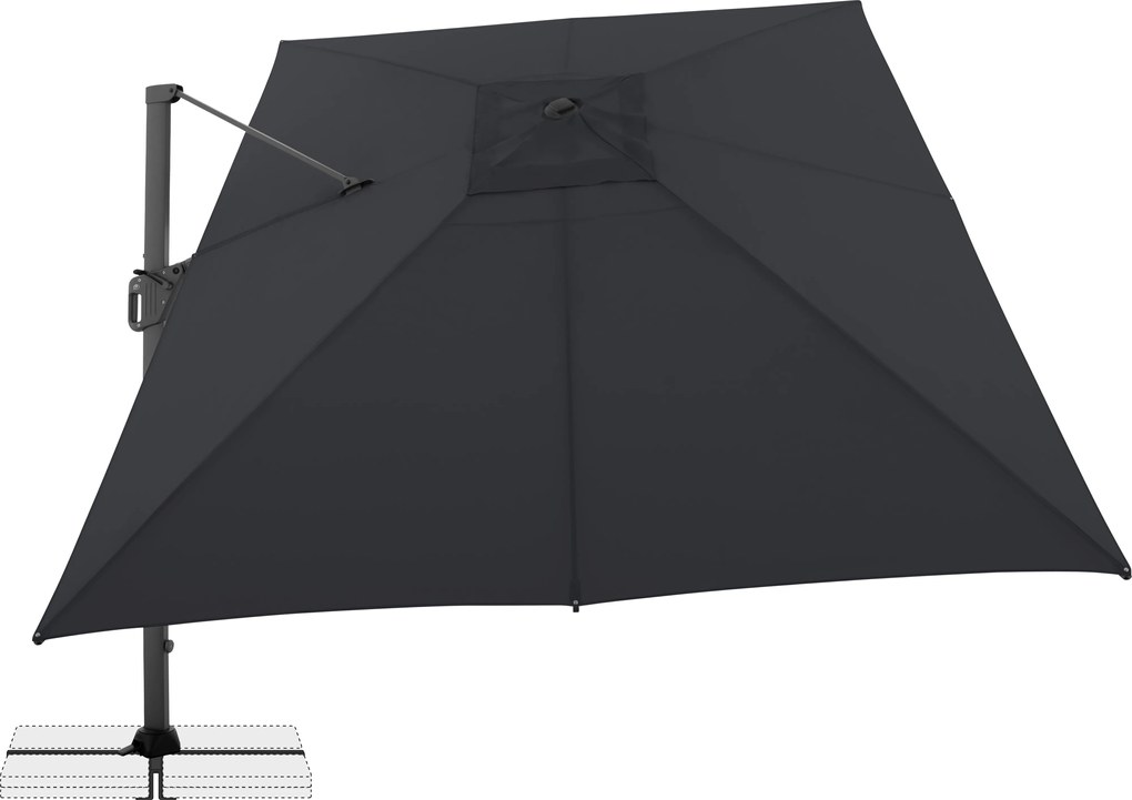 Doppler LIFE 300 x 400 cm – Parasol ogrodowy odchylany z boczną podporą