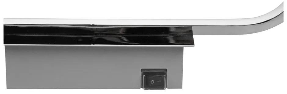 Kinkiet LED w kolorze błyszczącego srebra (dł. 40 cm) Gianni – Trio