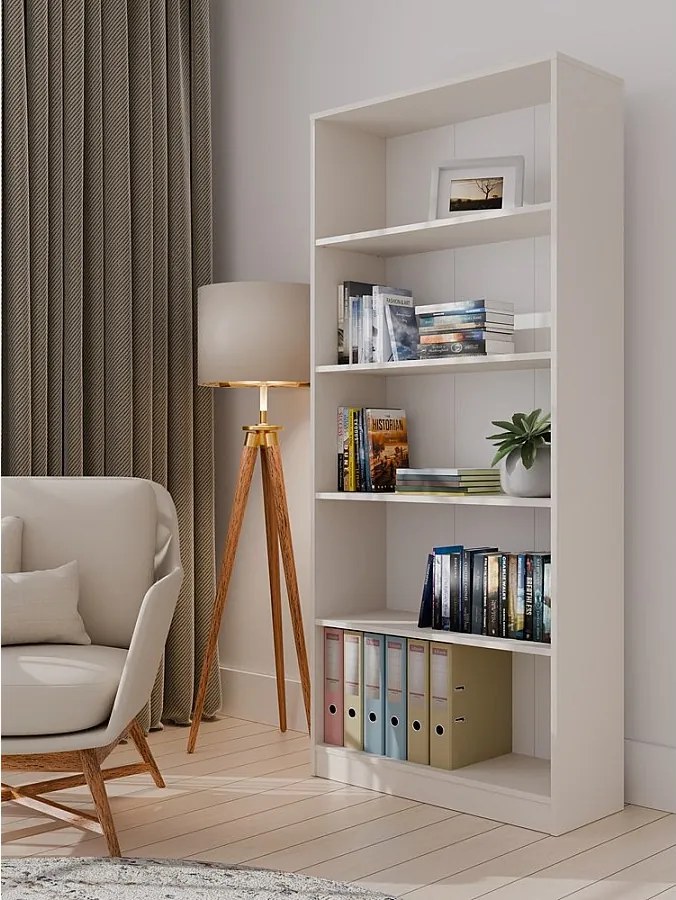 Regał Onyx R80 | Kaszmir | 80x30x182 cm | Regał na Książki