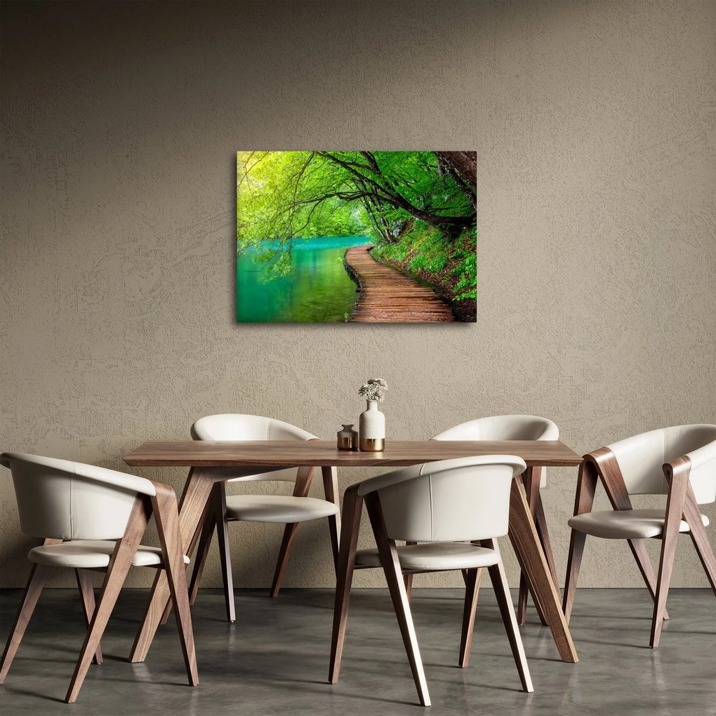 Obraz - Jeziora Plitwickie (70x50 cm)