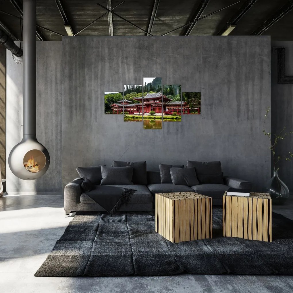 Obraz - klasztor buddyjski (125x70 cm)