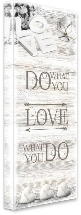 Obraz Styler Canvas Shabby Do What, 27x75 cm