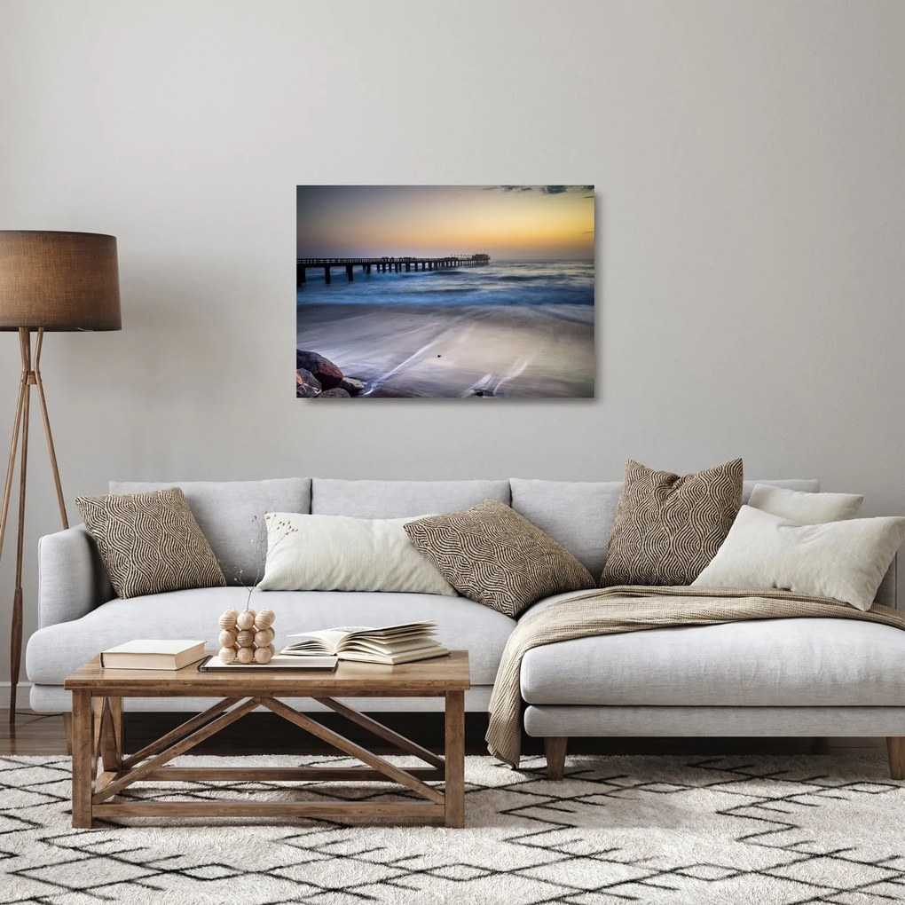 Obraz na szkle portu w Namibii (70x50 cm)