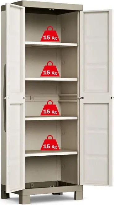 Szafa z tworzywa szt. EXCELLENCE HIGH  - 182 x 65 x 45 cm