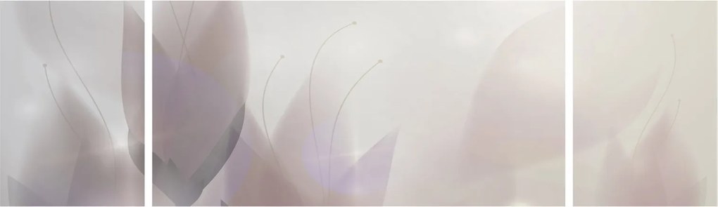 Obraz - Krokusy (170x50 cm)